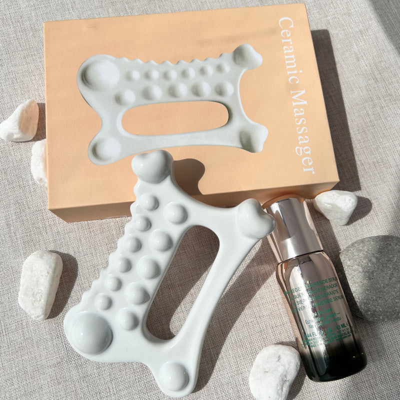 Ceramic Scraping Facial Massage Beauty Board
