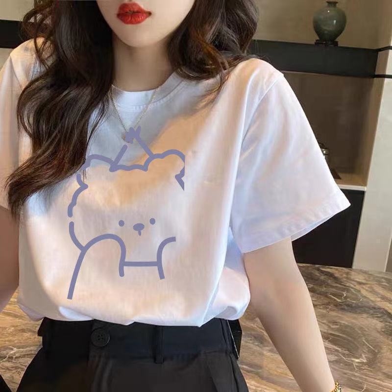 Spring And Summer Bottoming Shirt Korean Style Loose T-shirt