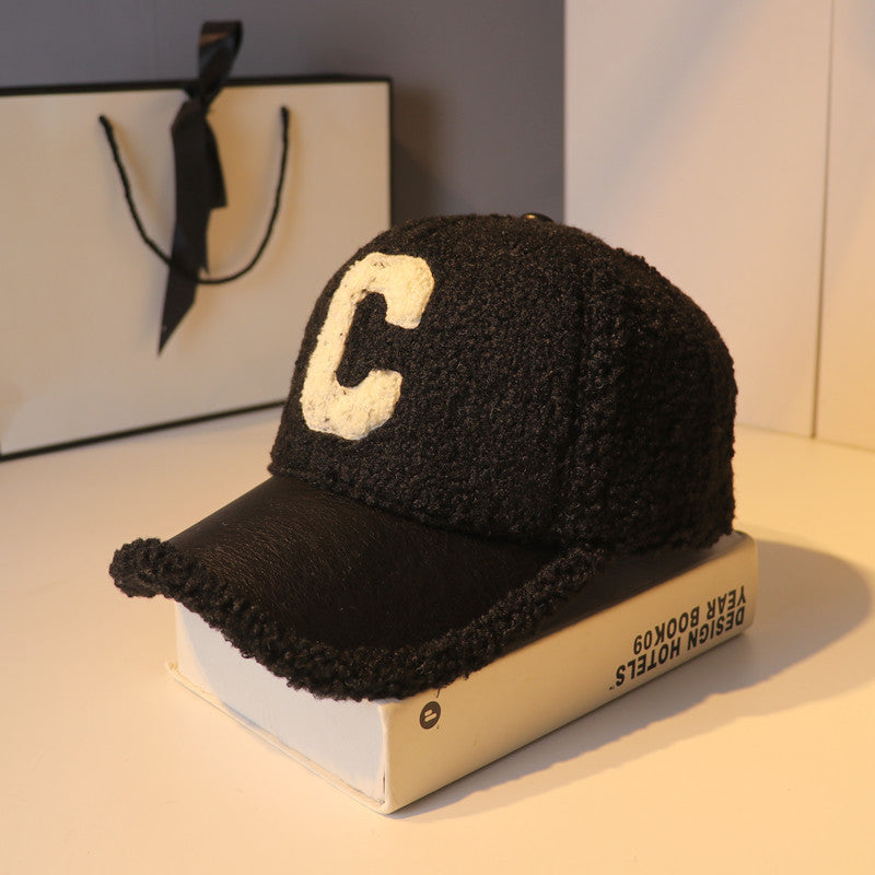 Lamb Hair Hat Female Autumn And Winter Korean Version Tide