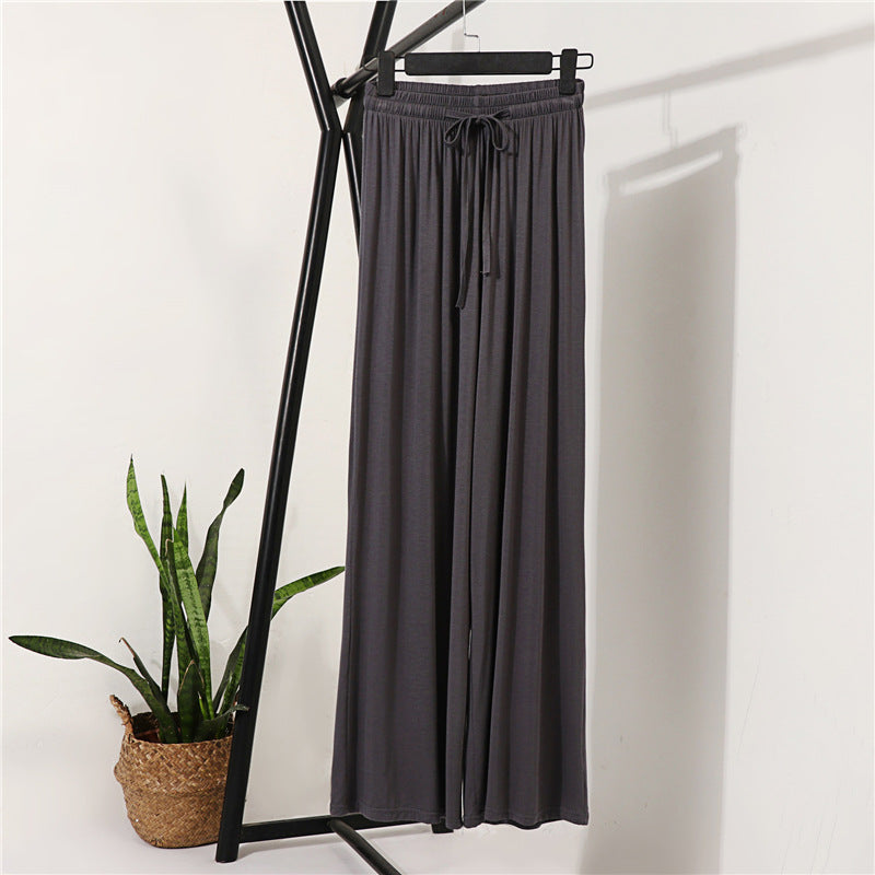 High Waist Cuprammonuium Loose Thin Casual Pants