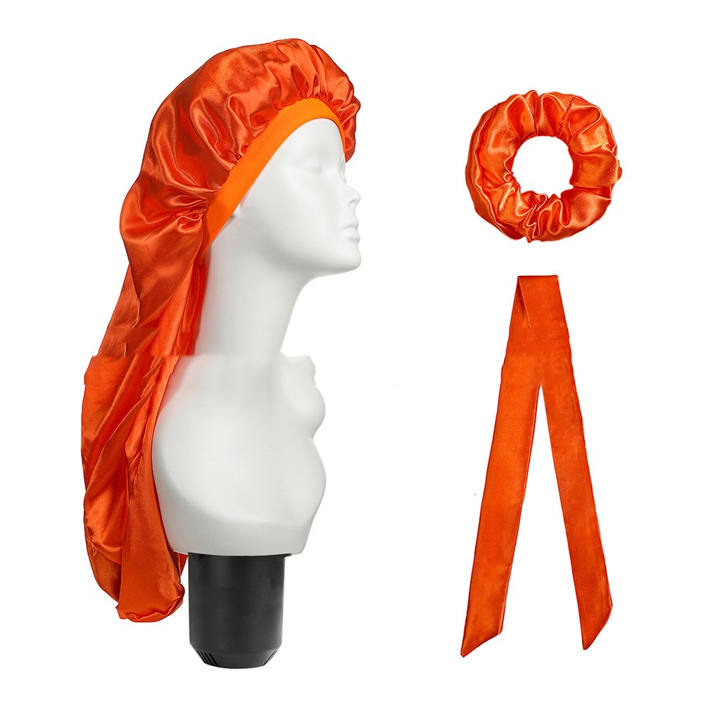 Three-piece Wide-brim Household With Long Cap And Scarf