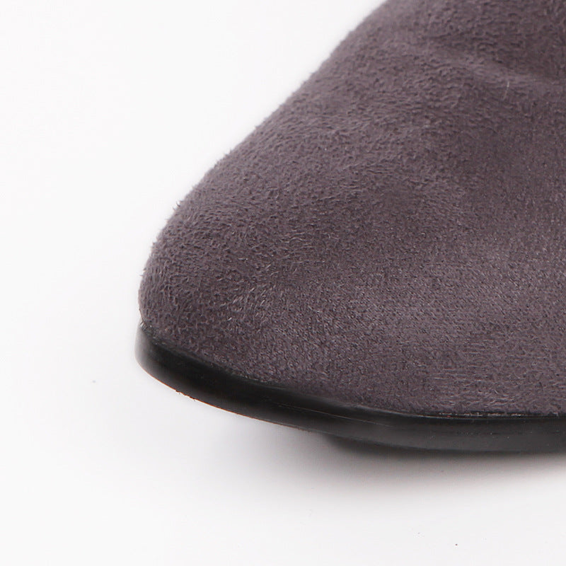 Knight Boots Sweet Suede Over The Knee Plus Size