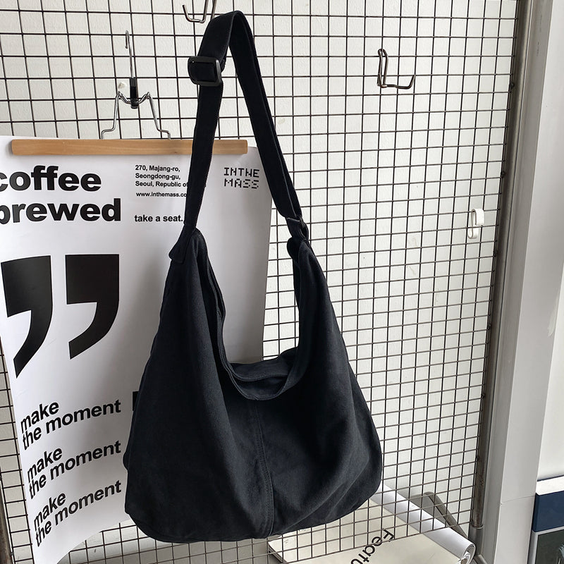 Japansk Og Koreansk Enkel Og Alsidig Skuldertaske Studerende Litterær