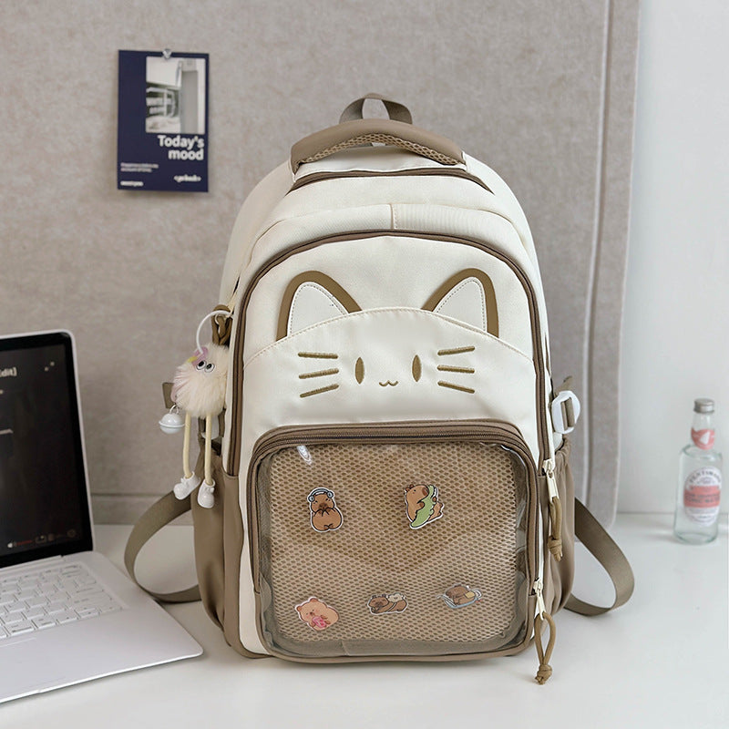Korean Version Cartoon Large Capacity Casual Backpack