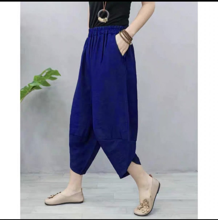 Summer Thin Loose Harem Pants For Women