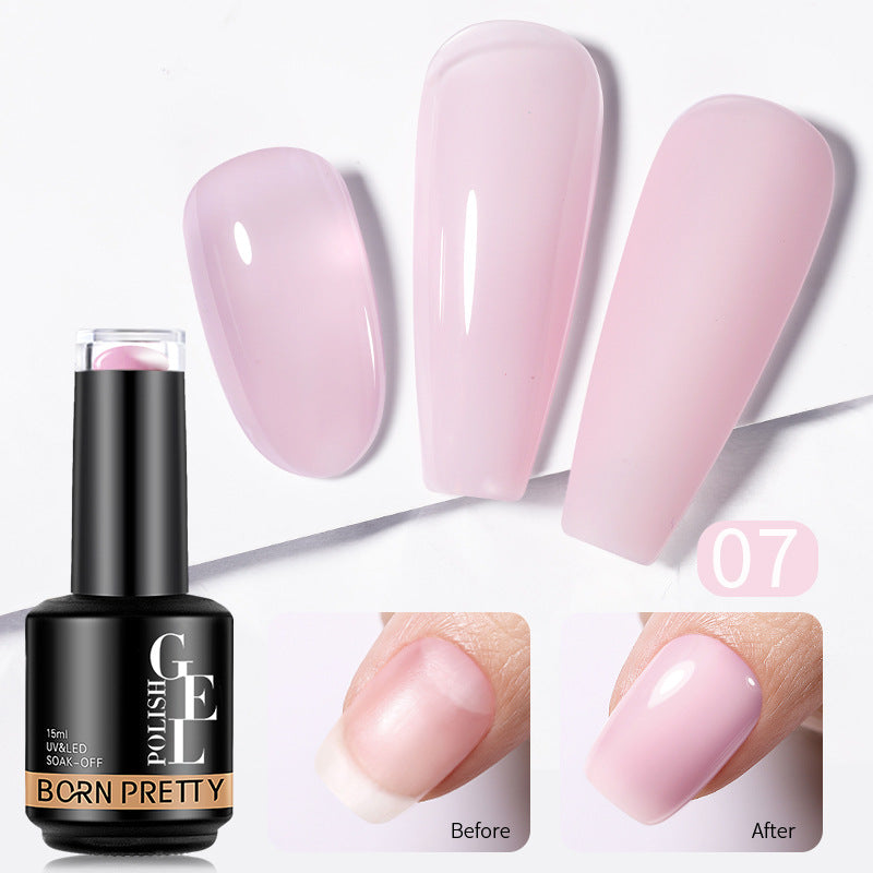Nail Color Powder Transparent Function Phototherapy Plastic