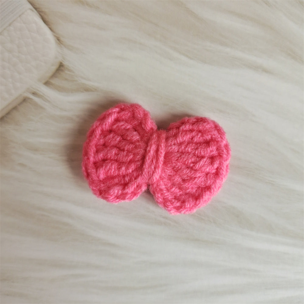 Wool Bow Diy Handmade Finished