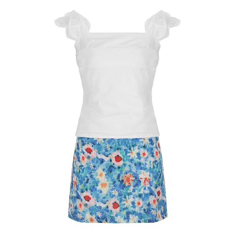 Stylish And Minimalist Womens Short Sleeve Set