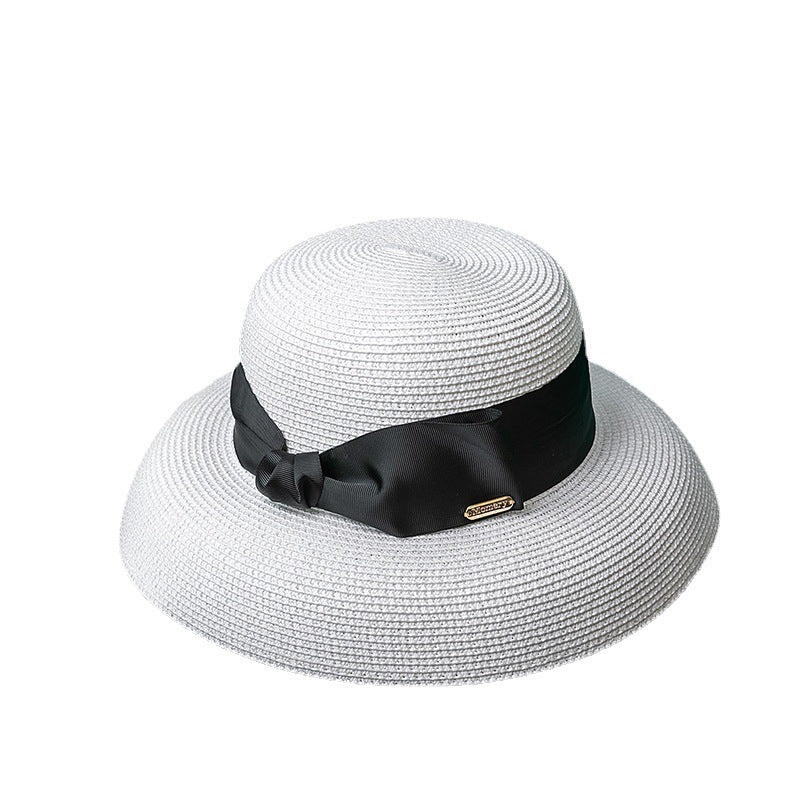 Beach Travel Lampshade Straw Hat Big Brim Ladies