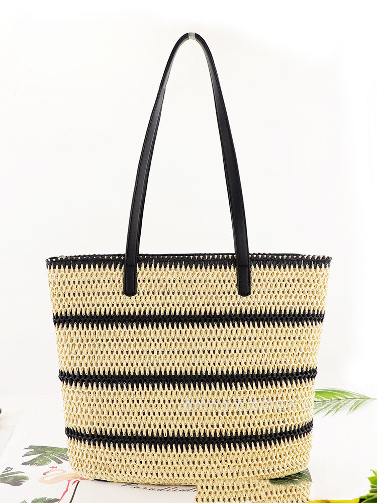 Fashion One Shoulder Straw Bag Casual Women's Beach