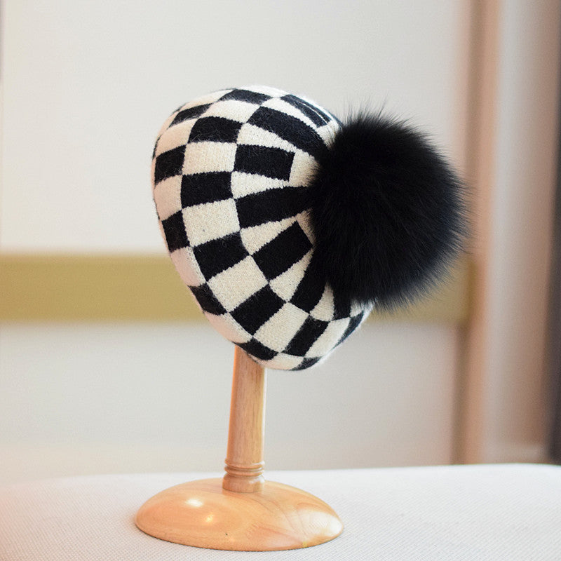 Fransk Retro Baret med Tern til Kvinder