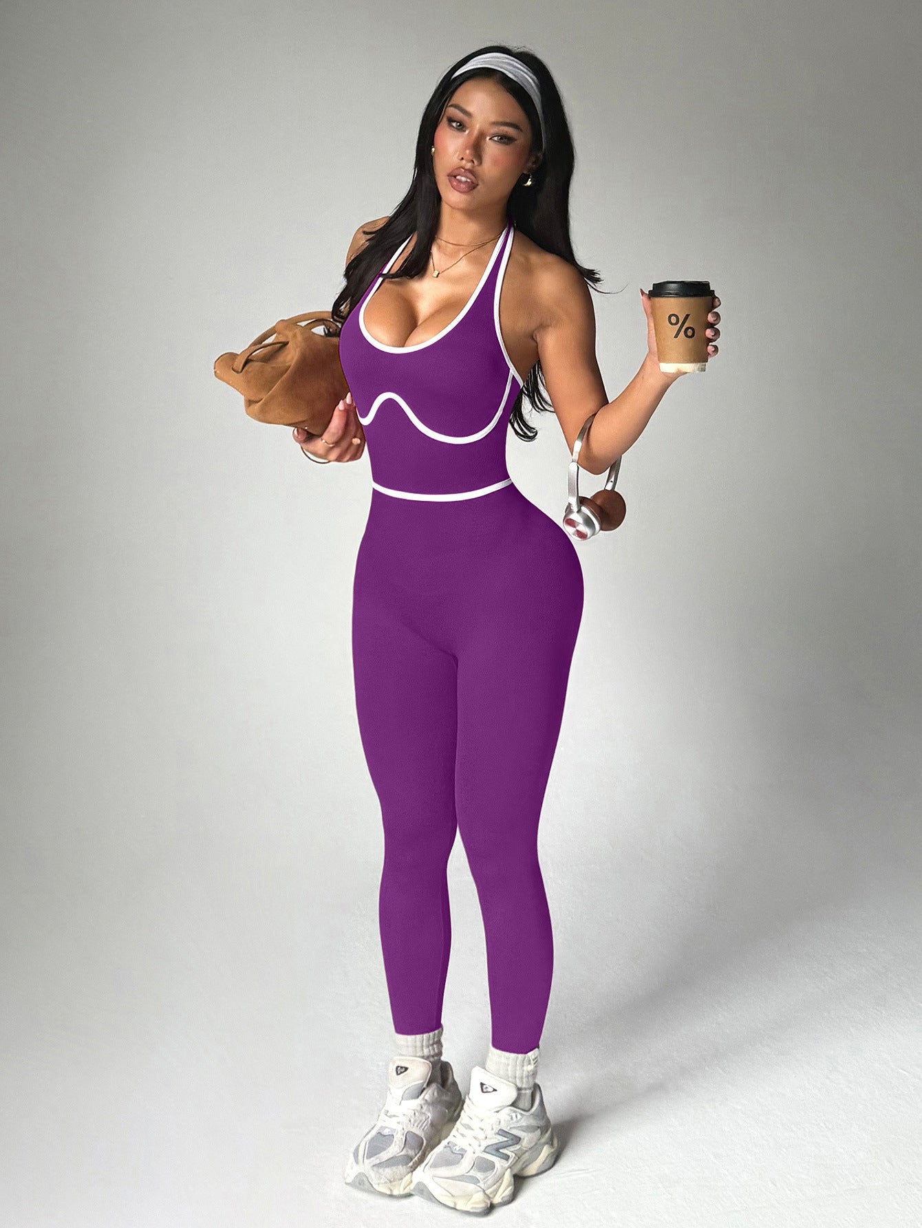 Women's Athletic Yoga Bodysuit