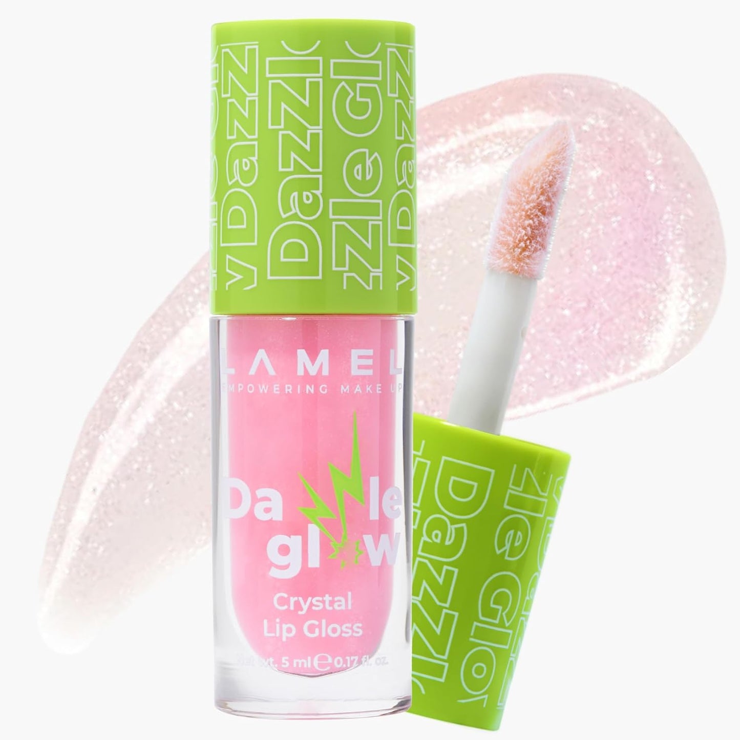 Dazzle Glow Crystal Clear Lip Gloss - Hydrating Lip Gloss - Non Sticky - Colored - Moisturizing - №404 You Can