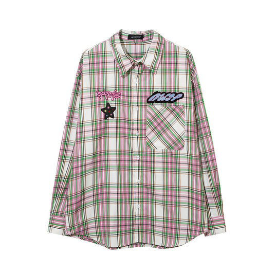 Loose American Street Casual Polo Collar Cardigan Shirt Coat