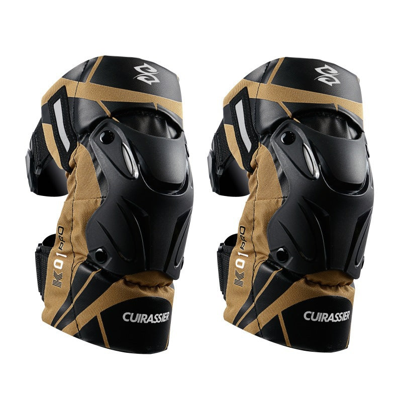 Reflective And Wear-resistant Motorcycle Knee Protection For Riders