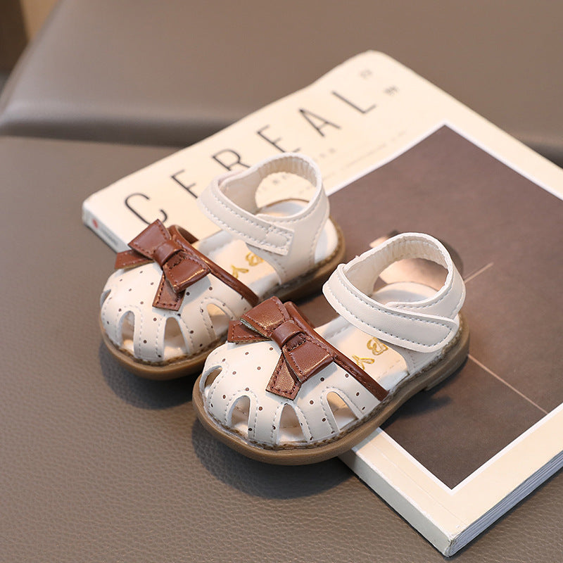 Girl Toddler Bow Old Breathable Baby Girl Sandals