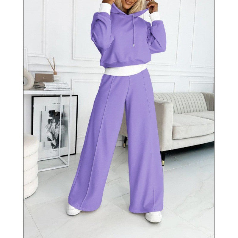 Best-selling Hooded Sweatshirt And Casual Outfit Set 2 Pieces