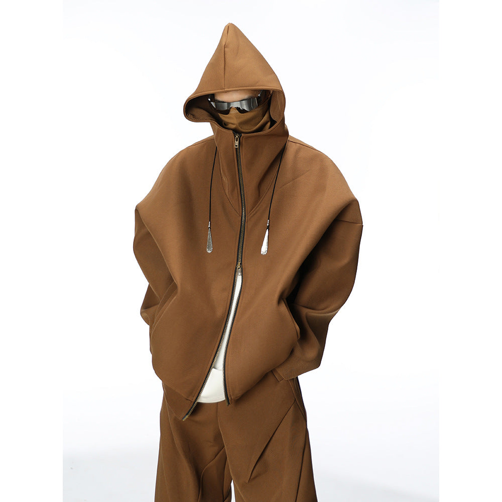 Maillard Niche Wide Hooded Jacket Jacket