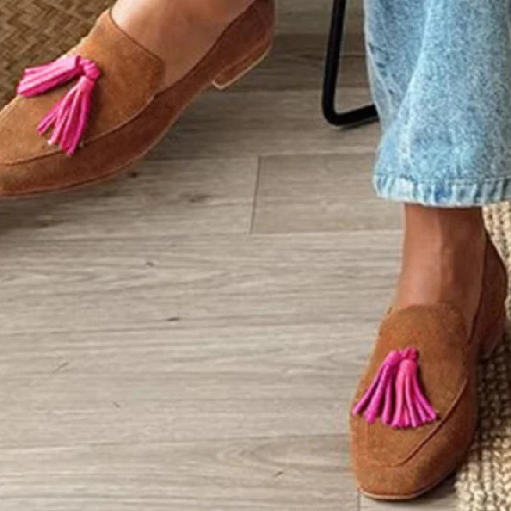 Fashionable And Comfortable Suede Women's Loafers