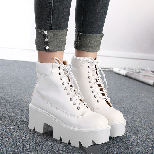 Super Texture Rock Female Boots Of High Quality