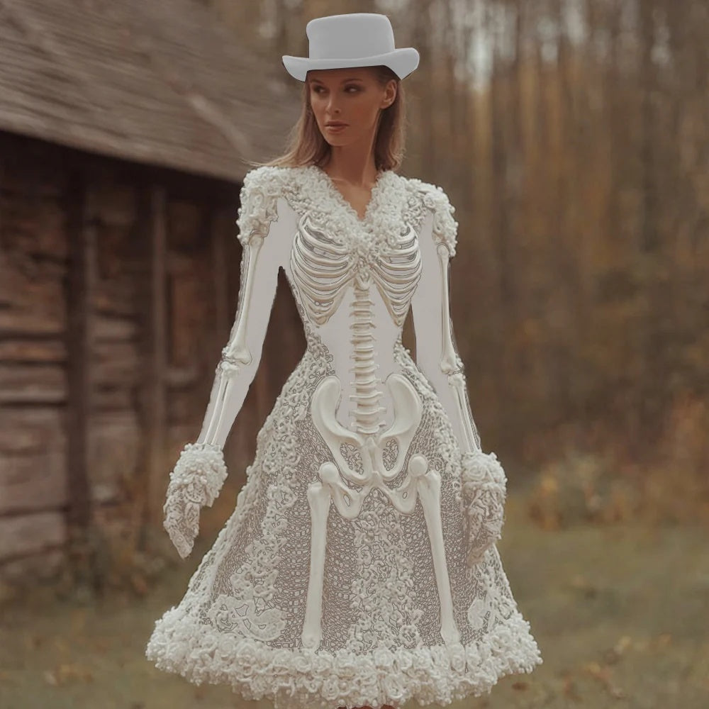 Womens Retro Royal-Style French Dress