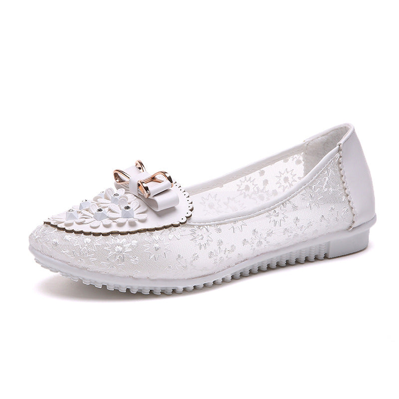 Women's Leather Shoes Soft Bottom Non-slip