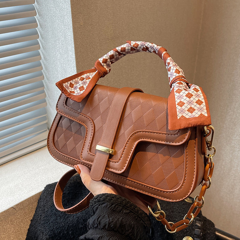 Ny Populær Populær Crossbody Lille Firkantet Taske