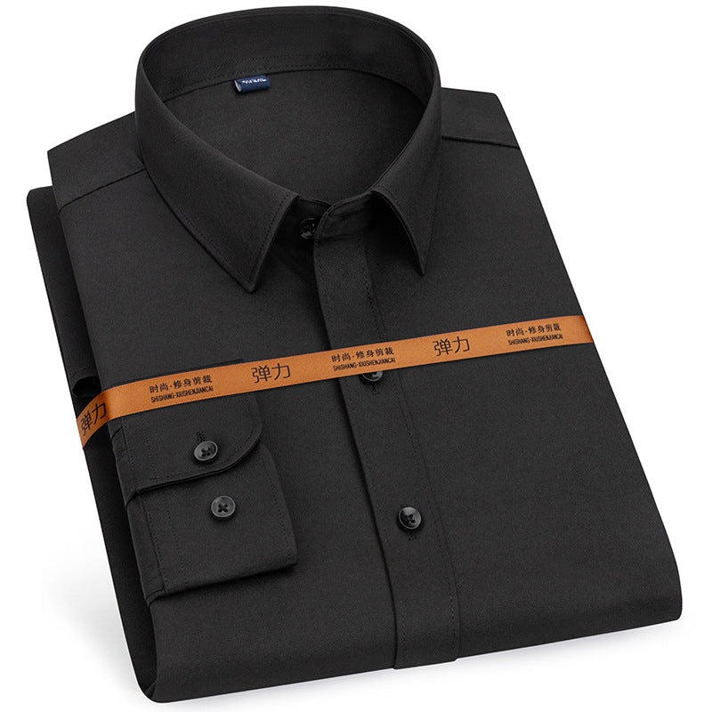 Men's Long-sleeved Shirt Autumn Stretch Business