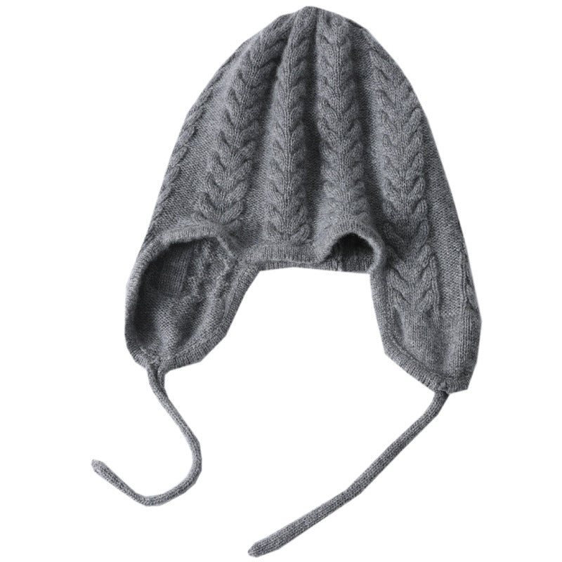Versatile Knitted Wool Twist Ear Guards