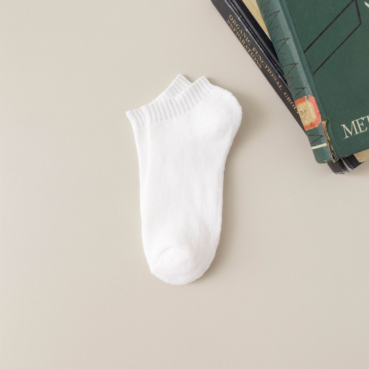 Fleece-lined Thickened Low-cut Socks For Warmth