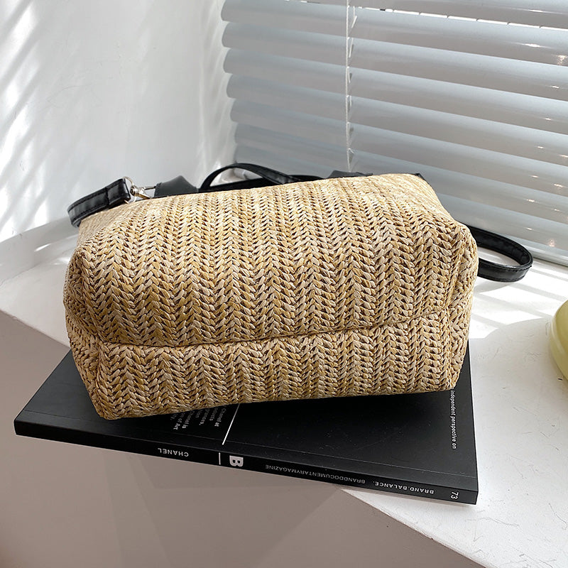 Ladies New Large Capacity Straw Tote Bag