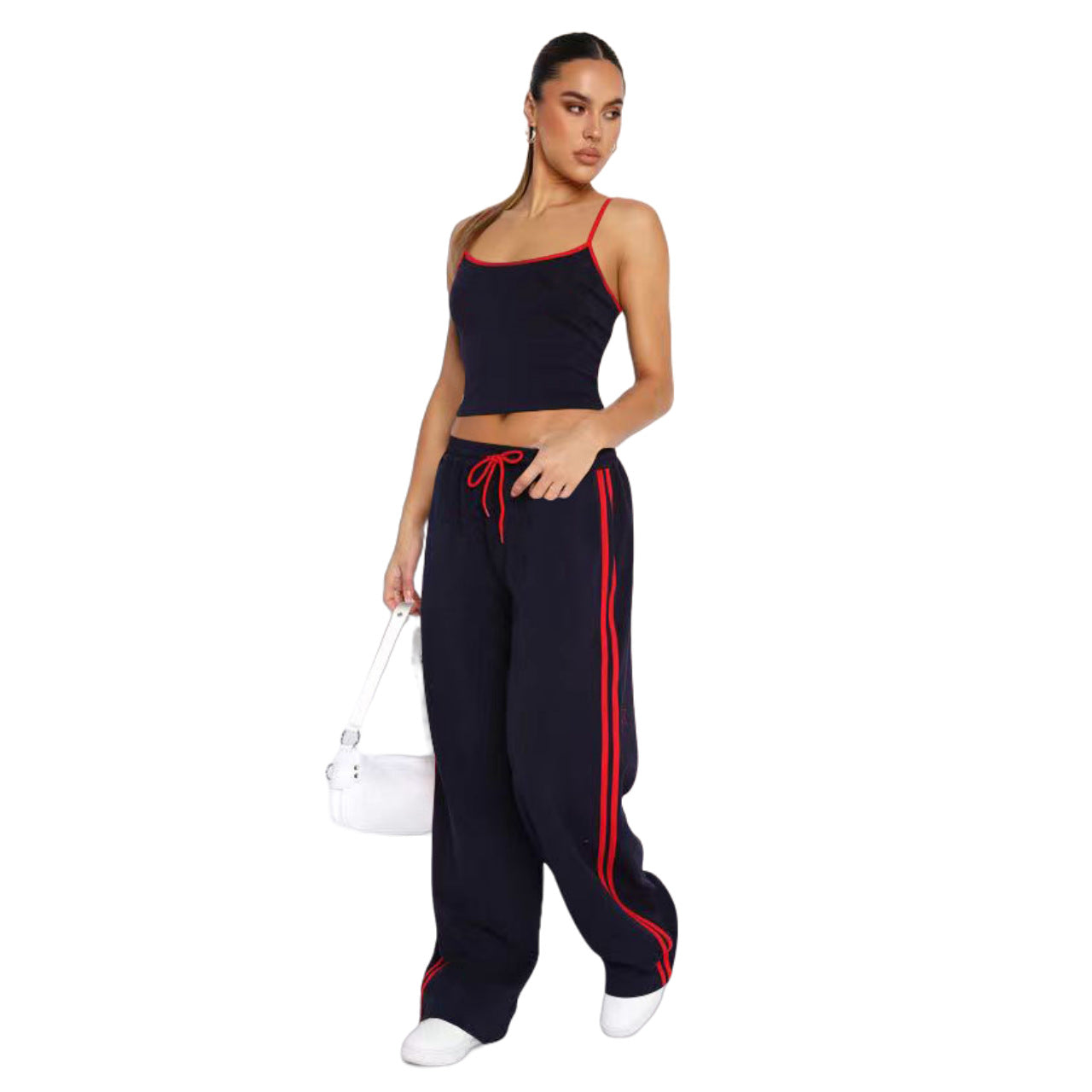 Stylish Camisole And Slip Dress Two-piece Set