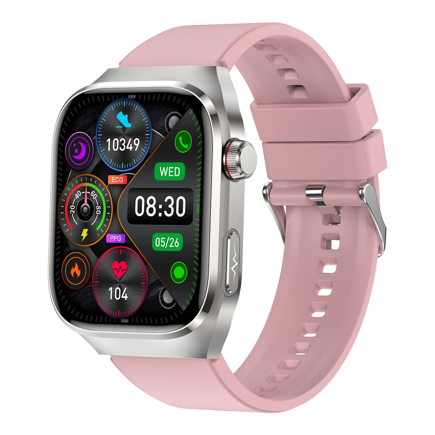 Smartwatch med Mikro-Fysisk Undersøgelse, Urinsyre, Blodsukker, Blodlipider, Bluetooth-opkald