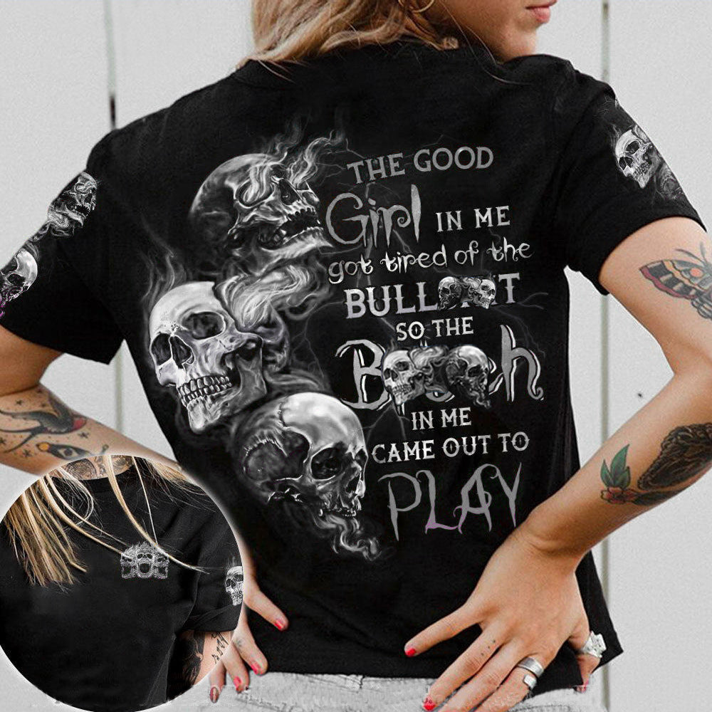 T-Shirt Hip Hop Digital 3D Printing Short Sleeve