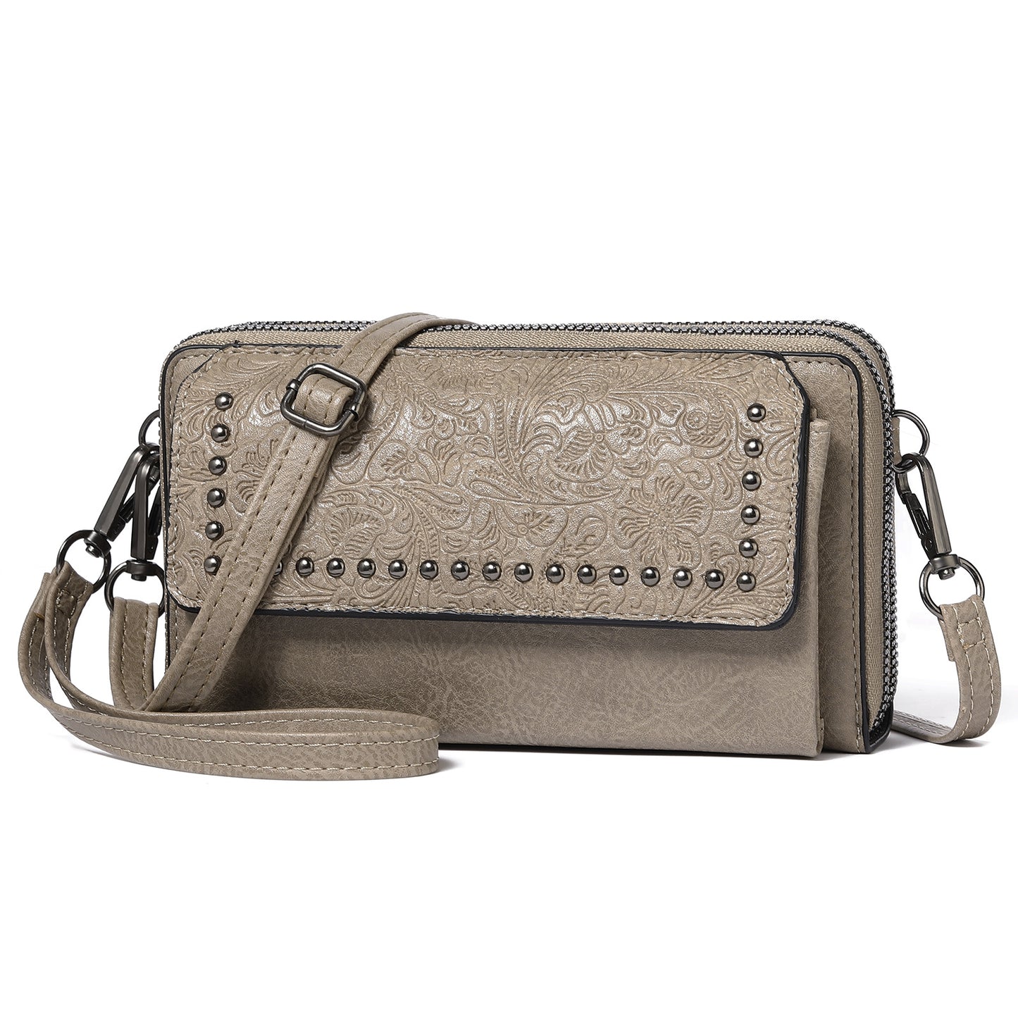 Large Capacity Embossed Mini Crossbody Bag