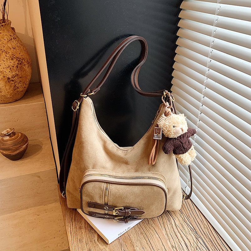 Elegant crossbodytaske med høj kapacitet til kvinder