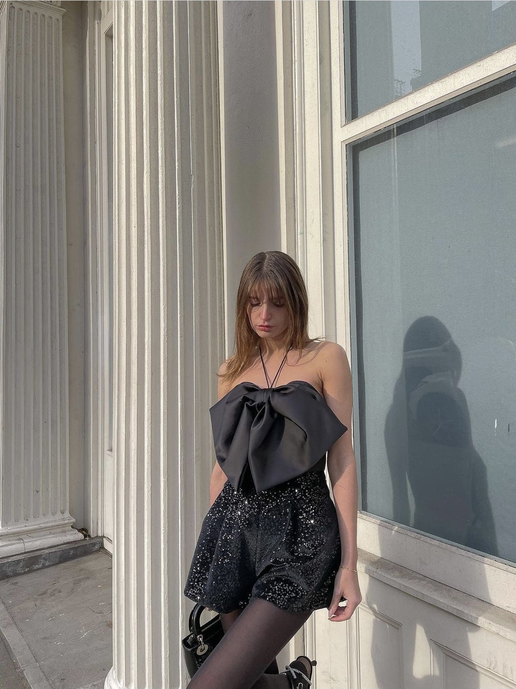 Women's Niche High Waist Black Jumpsuit