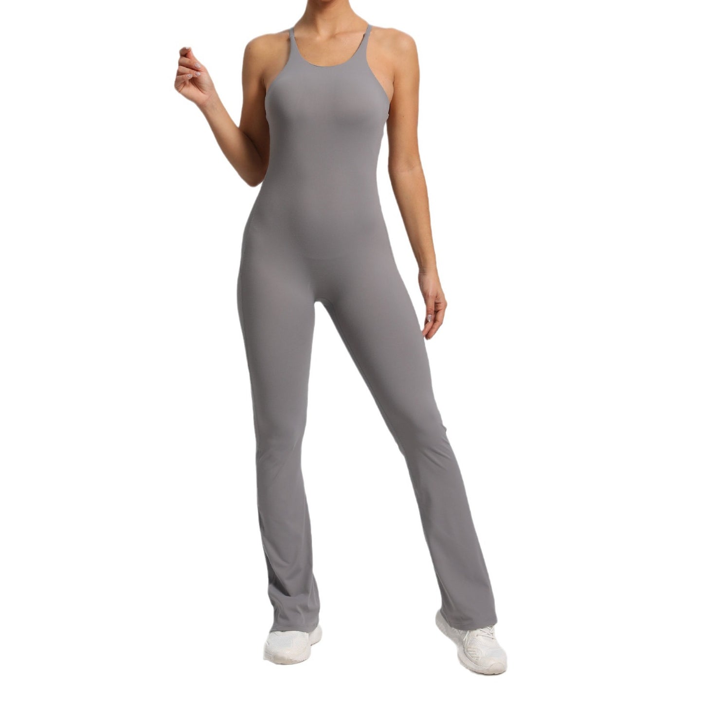 High-intensity Sports Adjustable Shoulder Strap Slightly Tight Yoga Jumpsuit