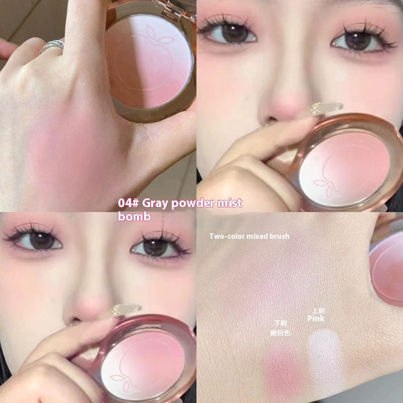 Bubble Gradient Blush Ebony Rose Natural Pseudo Plain Rouge
