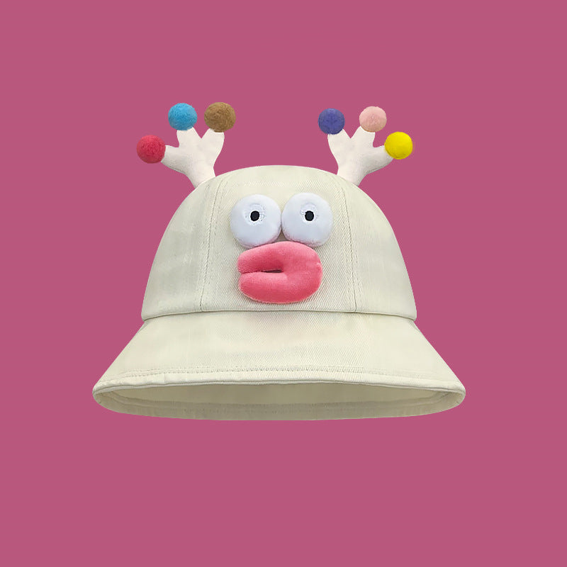 Spring And Summer Cute New Cartoon Frog Fisherman Hat