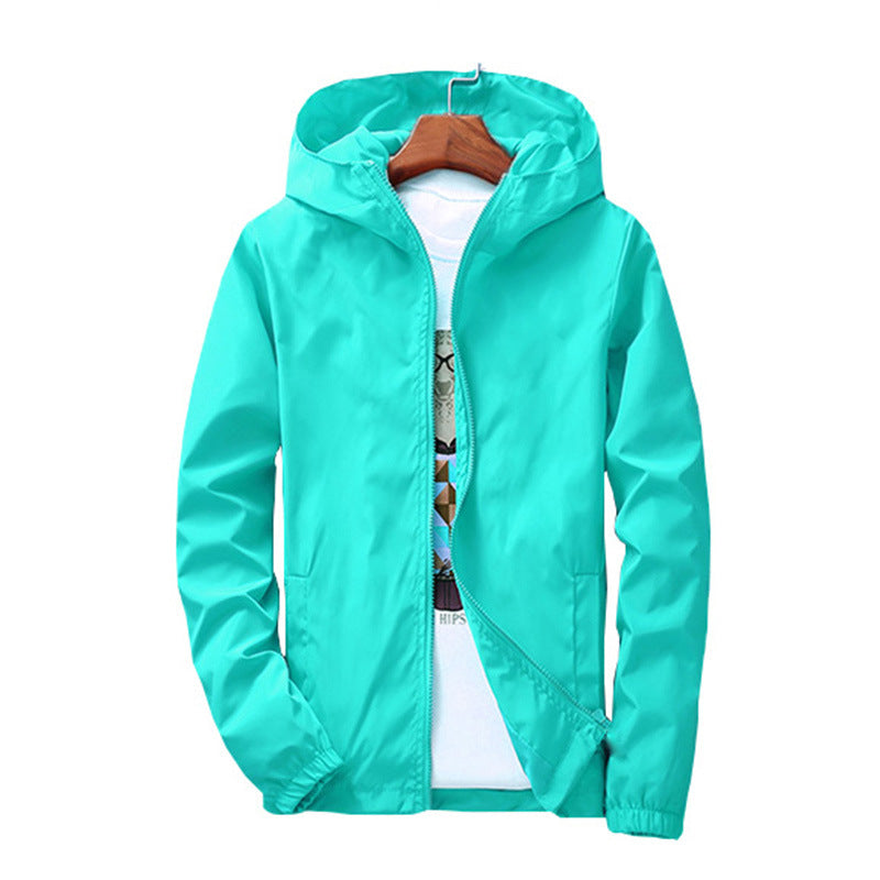 Hooded Regular Men's And Women's Zipper And Pocket Casual Jacket