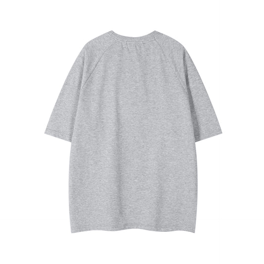 Zichi Clothing Club Summer New Retro Stitching Round Neck Short-sleeved