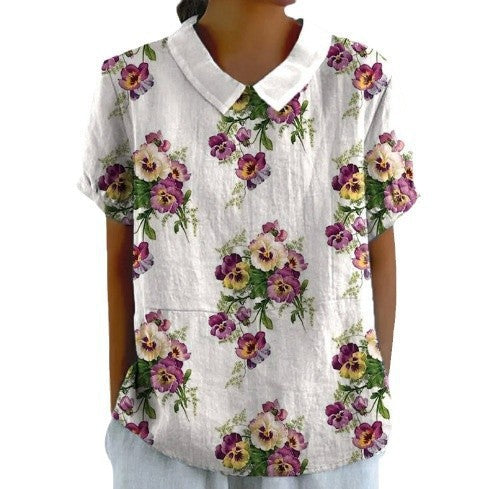 Summer Monsoon Short Sleeve Printing