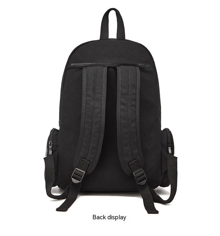 Printed Fashion European And American Canvas Bag Skull Personality Female Casual Men's Backpack