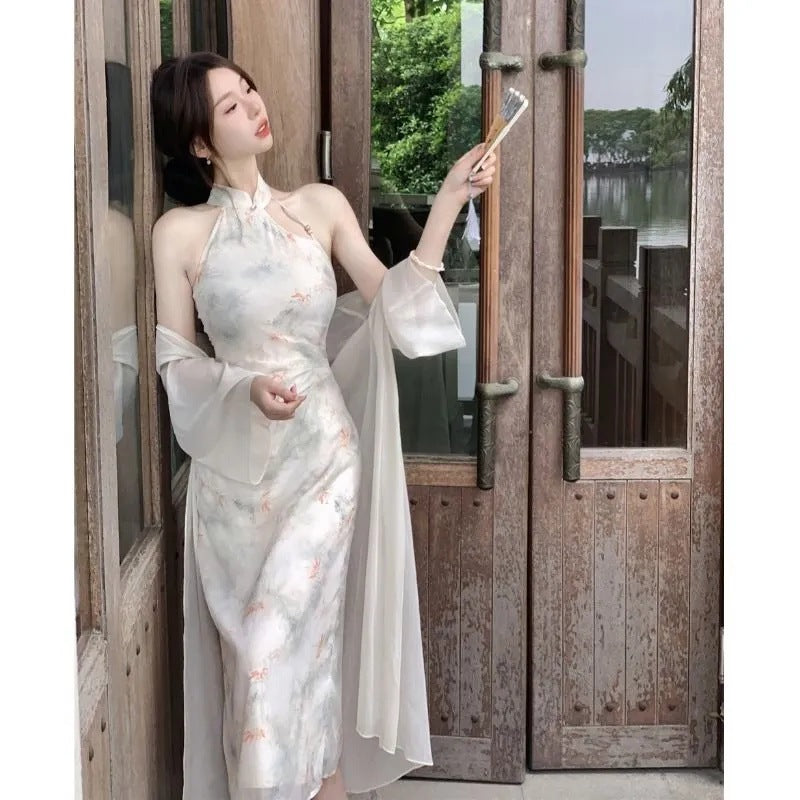 New Early Spring Chinese-style Modified Cheongsam Dress And Women's Suit