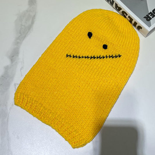 Cute Warm Ear Protection Wool Beanie Pullover