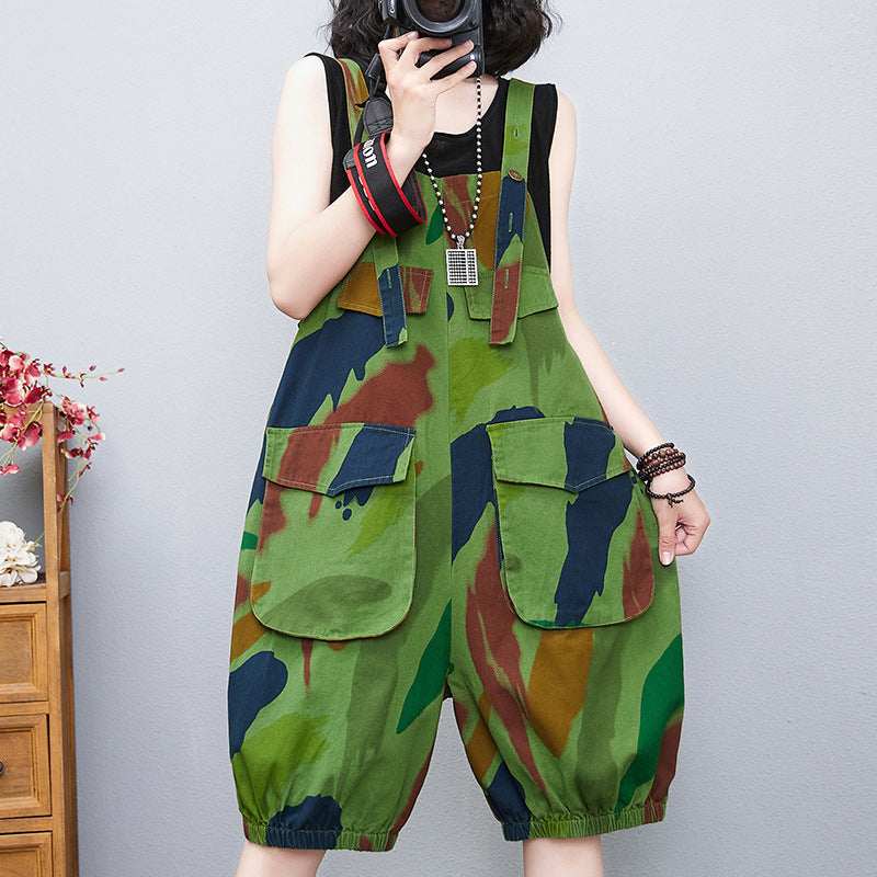 Denim Colored Lantern Strap Pants