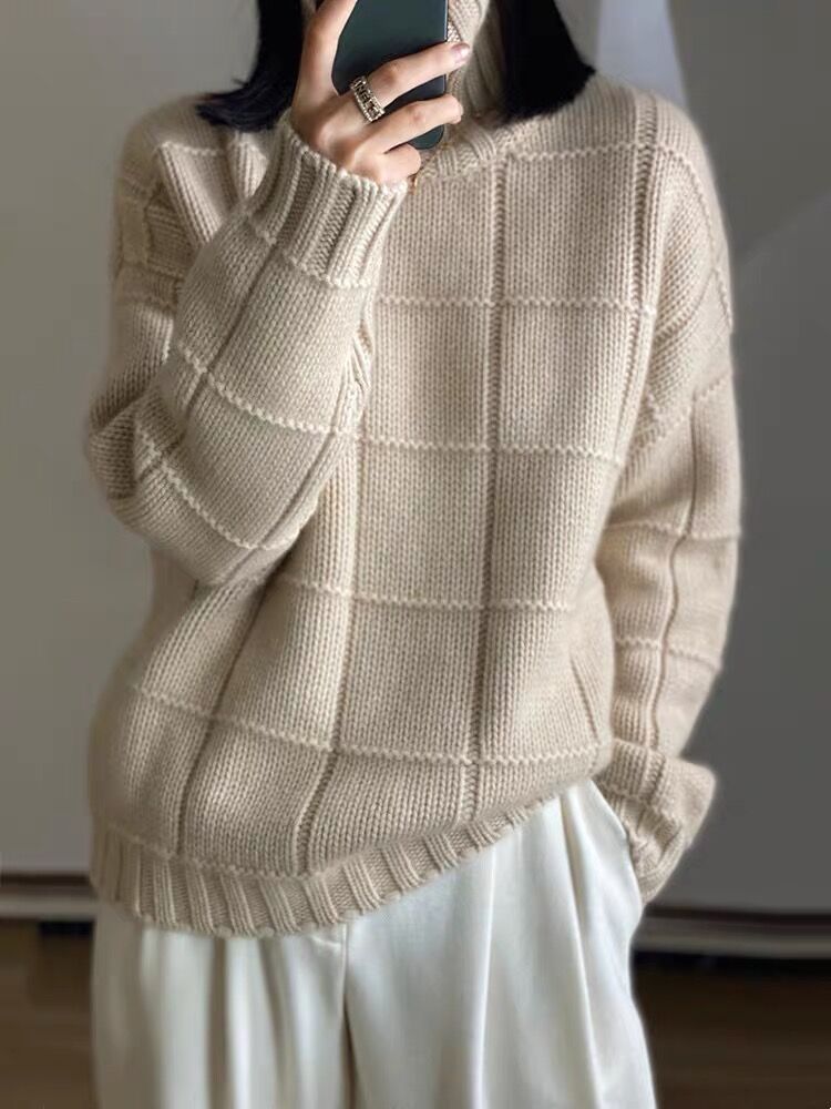 New Women's Loose And Thick Knitted Woolen Sweater