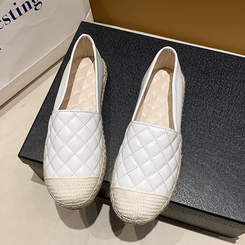 Straw Simple And Fashionable One-step Lazy Shoes Trend
