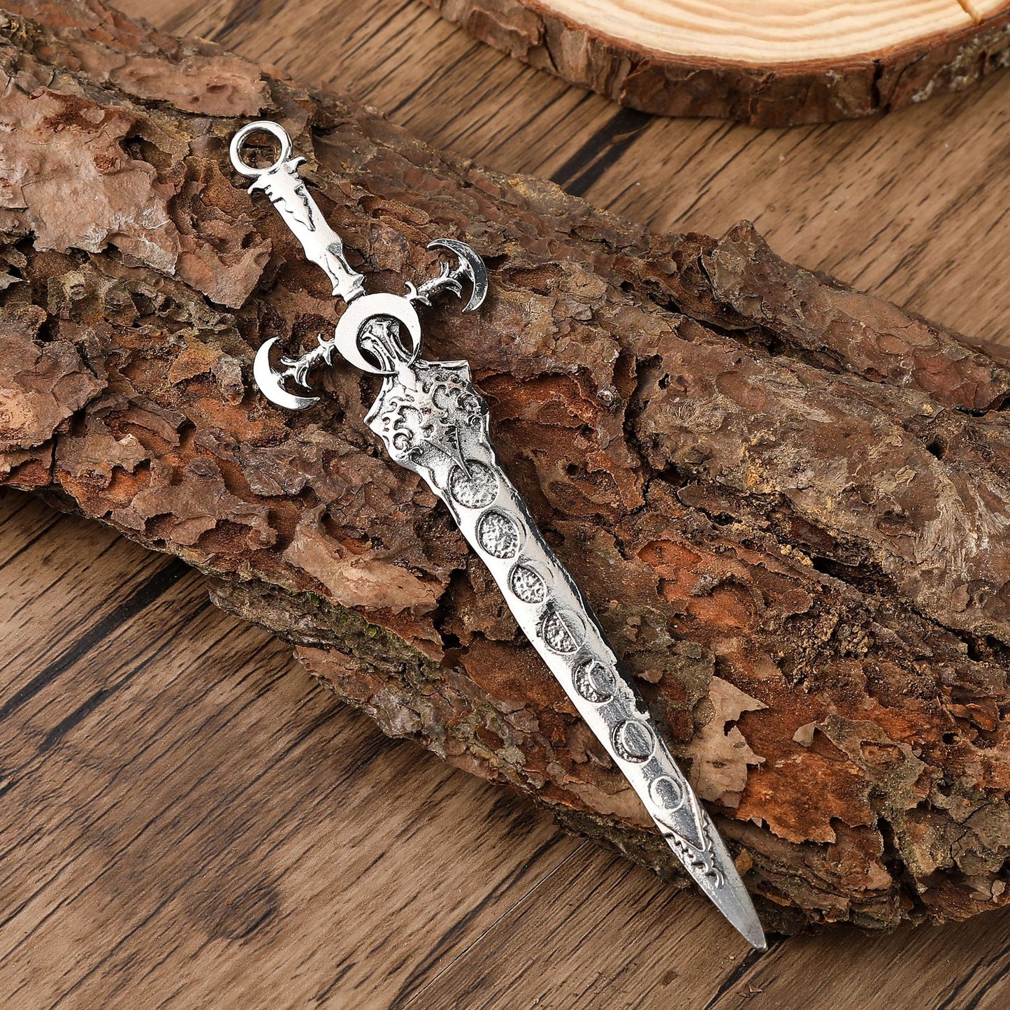 Popular Retro Sun And Moon Sword Hairpin For Women